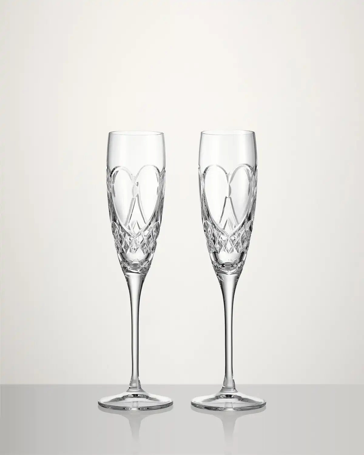 Waterford Love True Love Flute, Set of 2