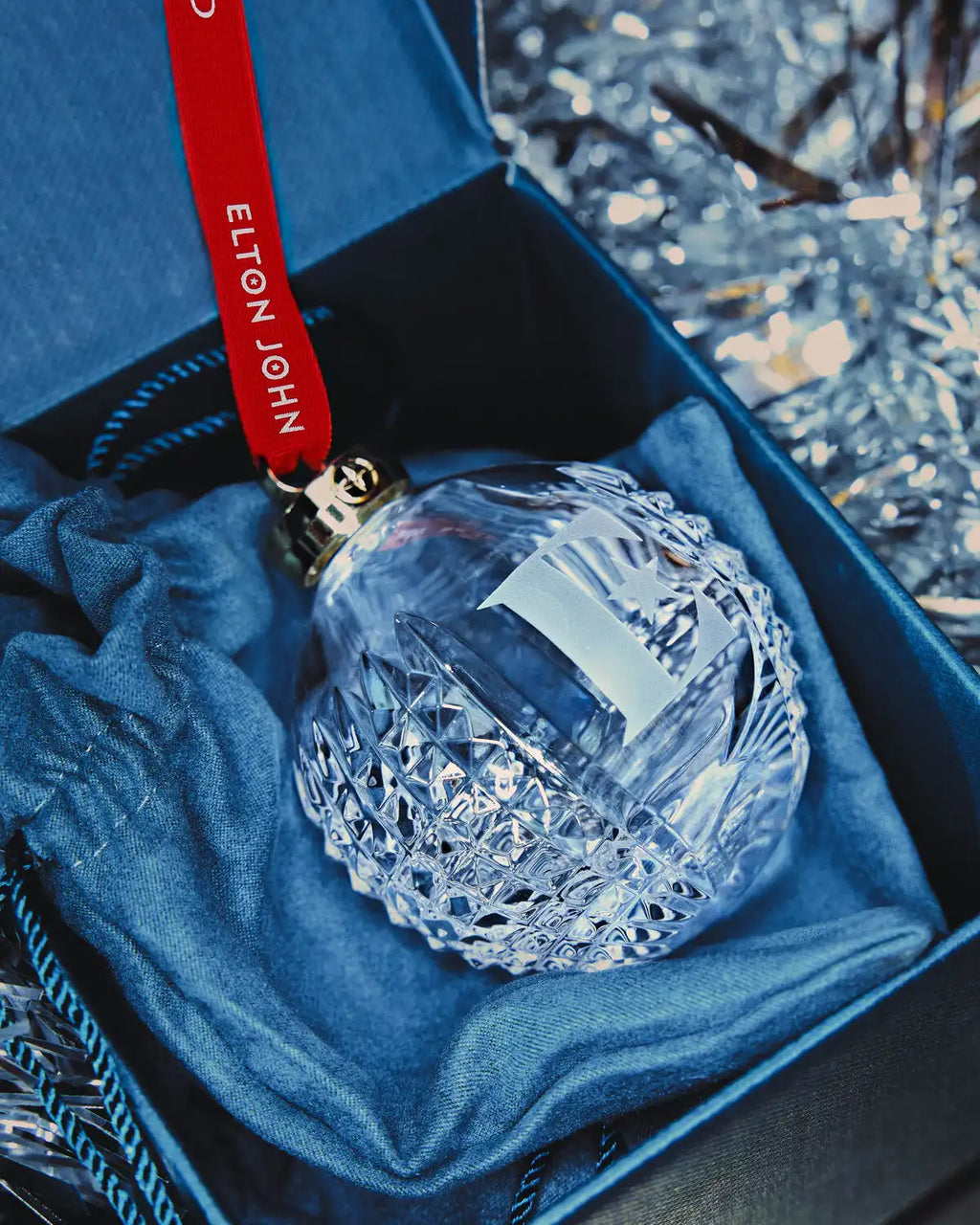 Christmas Elton John E Icon Bauble Ornament