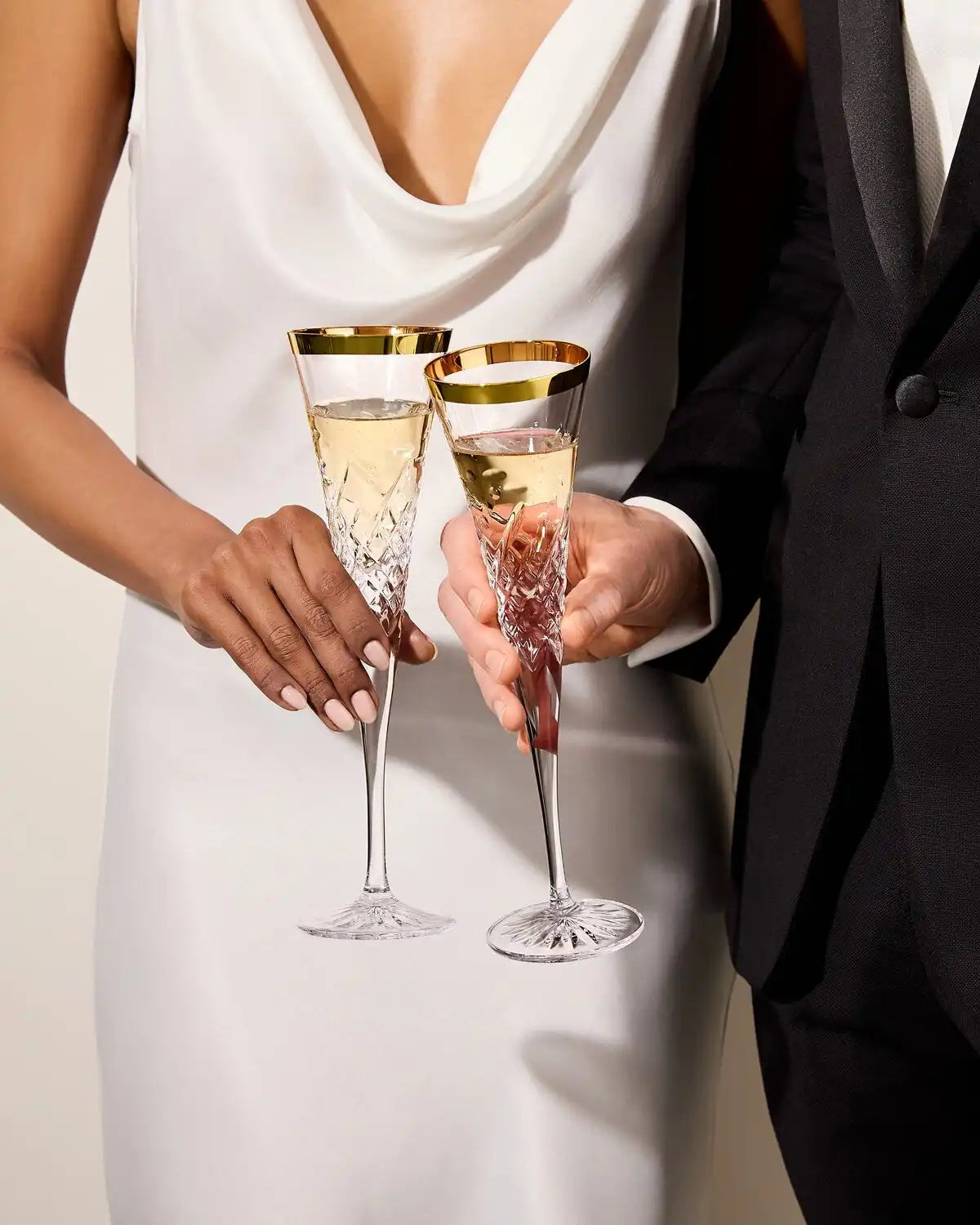 Celebrations Gilded Toasting Flute, Set of 2