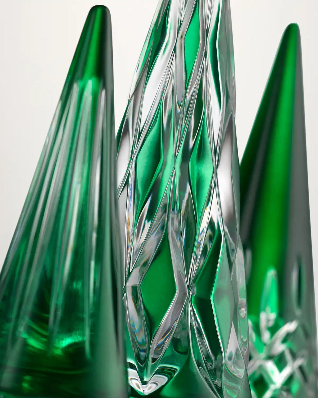Christmas Standing Trees Green, Set of 3