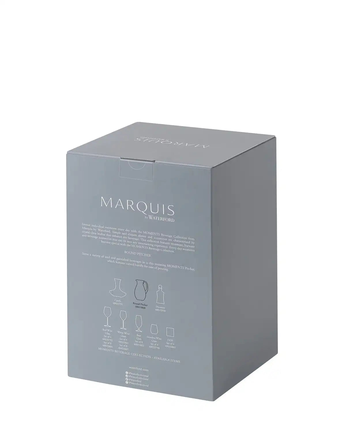 Marquis Moments Round Pitcher