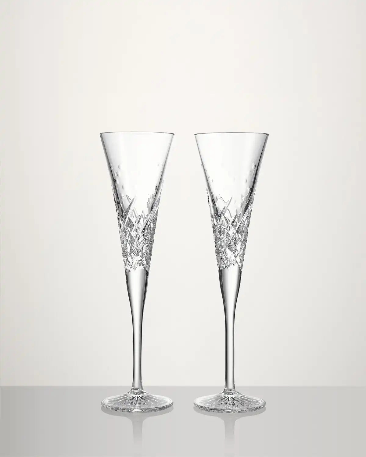Wishes Happy Celebrations Toasting Flute, Set of 2