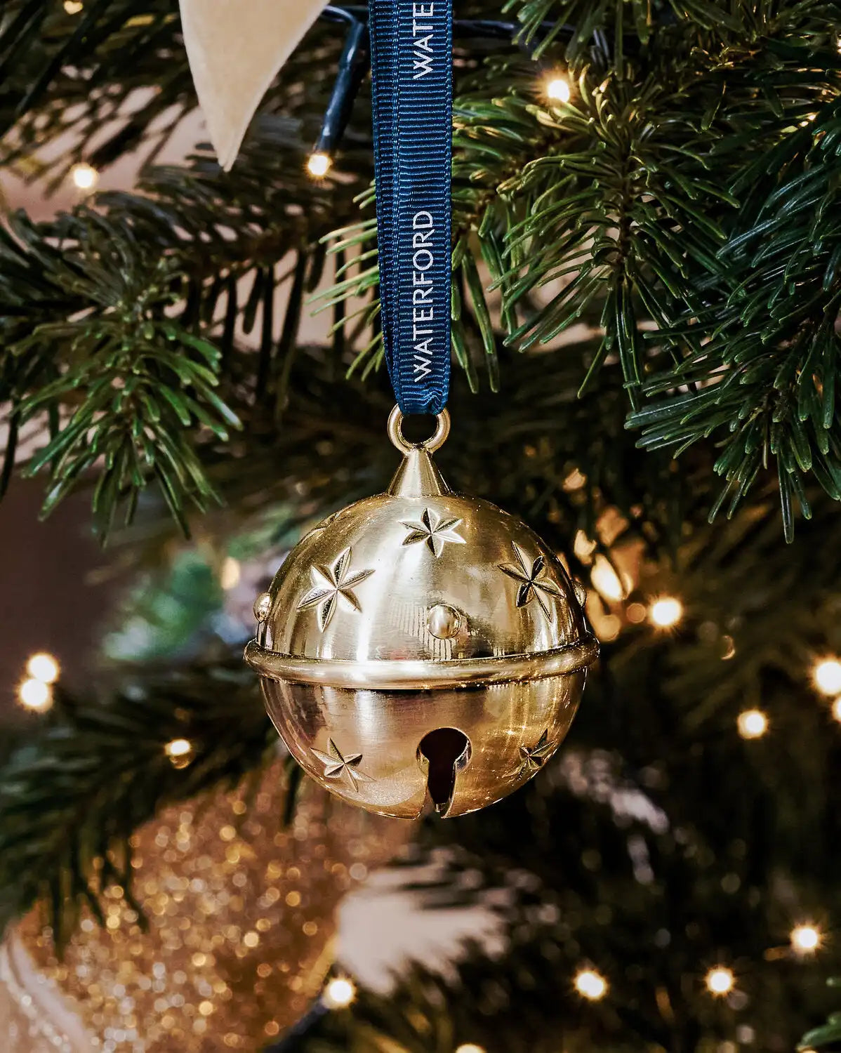 Christmas Bell Golden Ornament