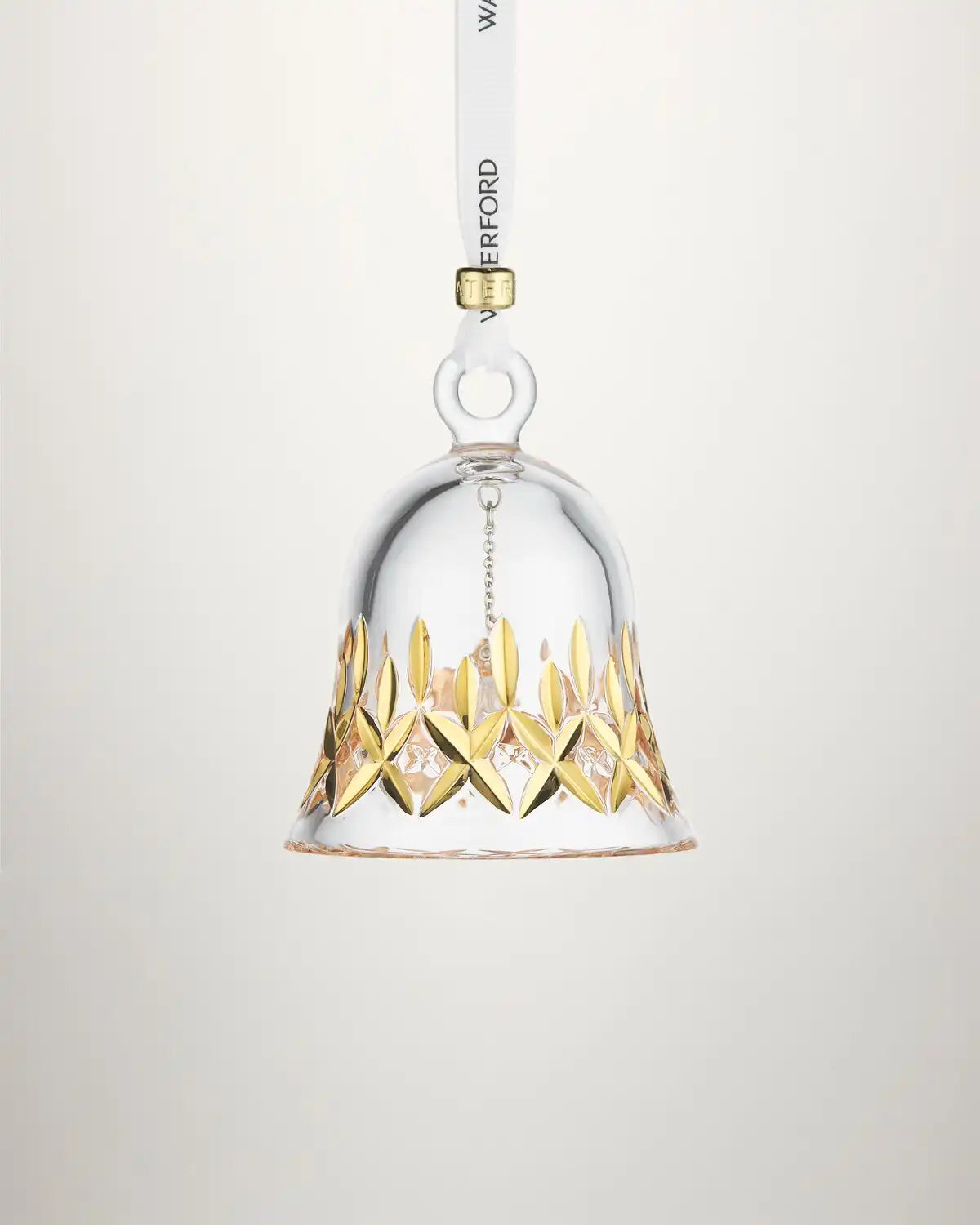 Christmas Lismore Bell Ornament Gilded