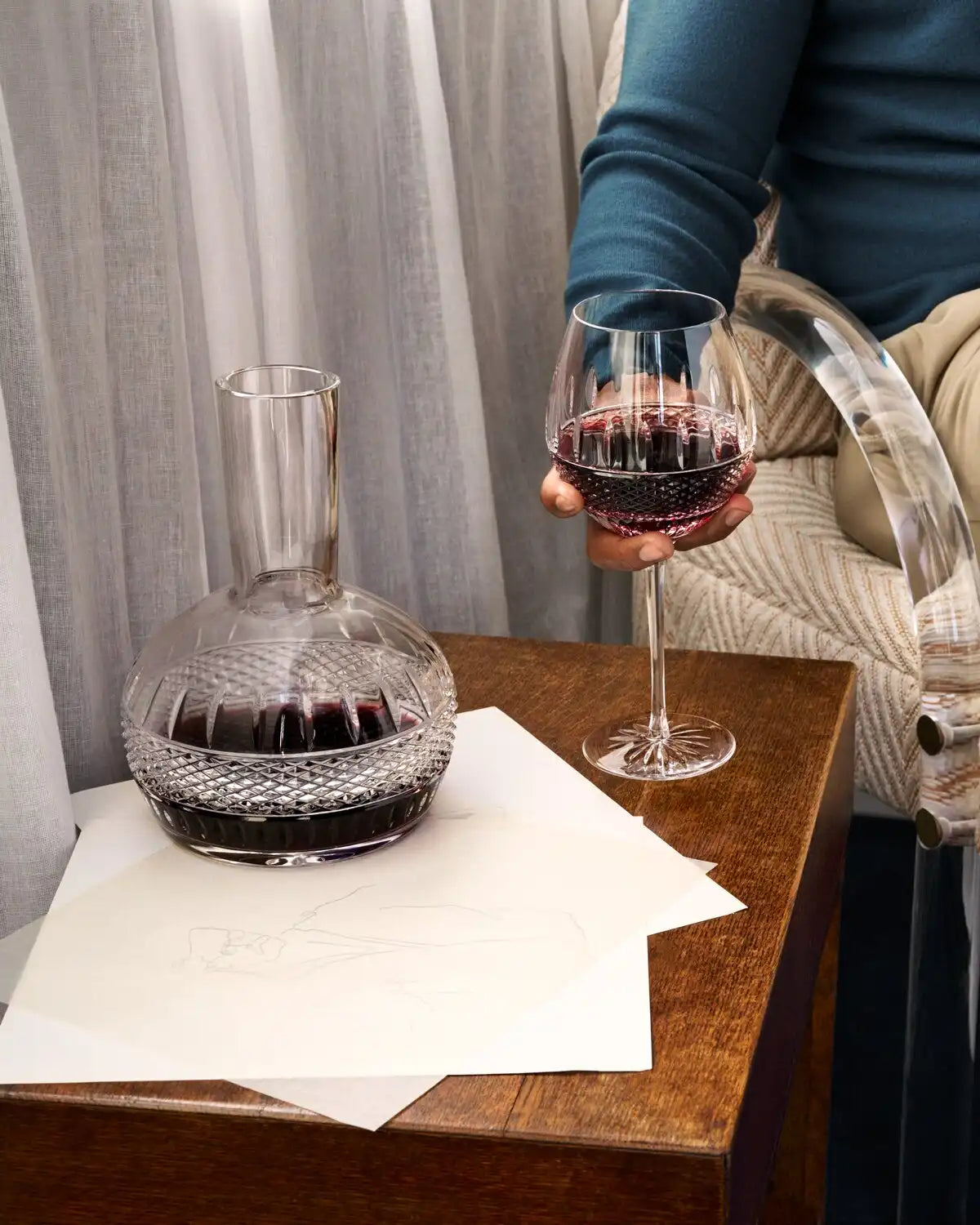 Irish Lace Decanting Carafe