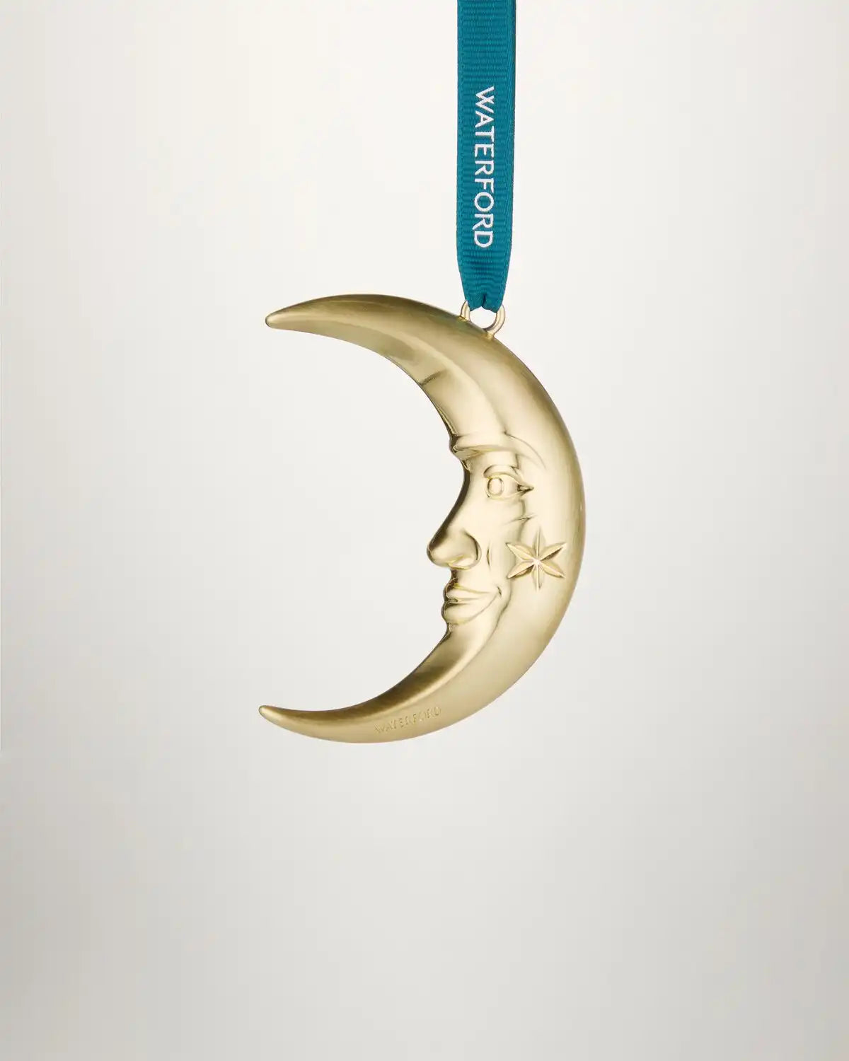 Christmas Moon Golden Ornament