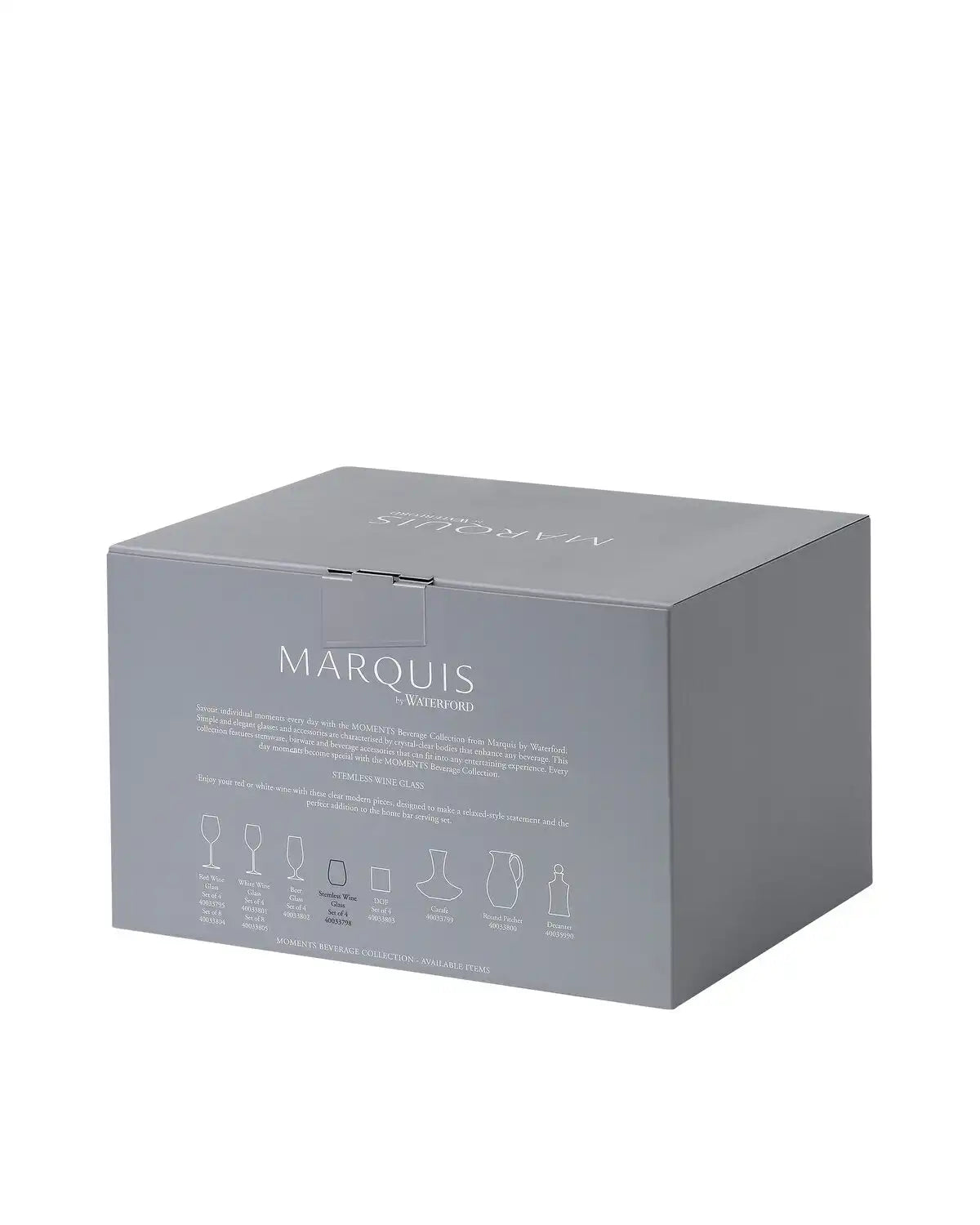 Marquis Moments Wine Stemless, Set of 4