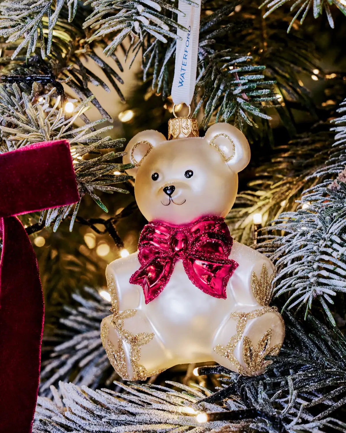 Christmas Holiday Heirlooms Teddy Ornament 2026