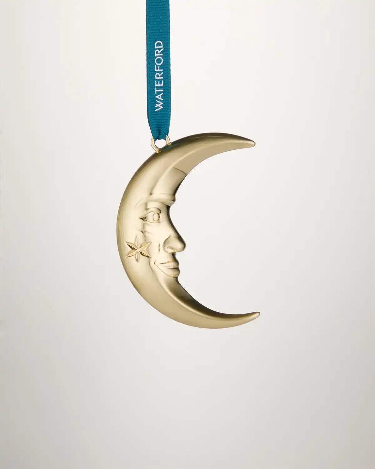 Christmas Moon Golden Ornament