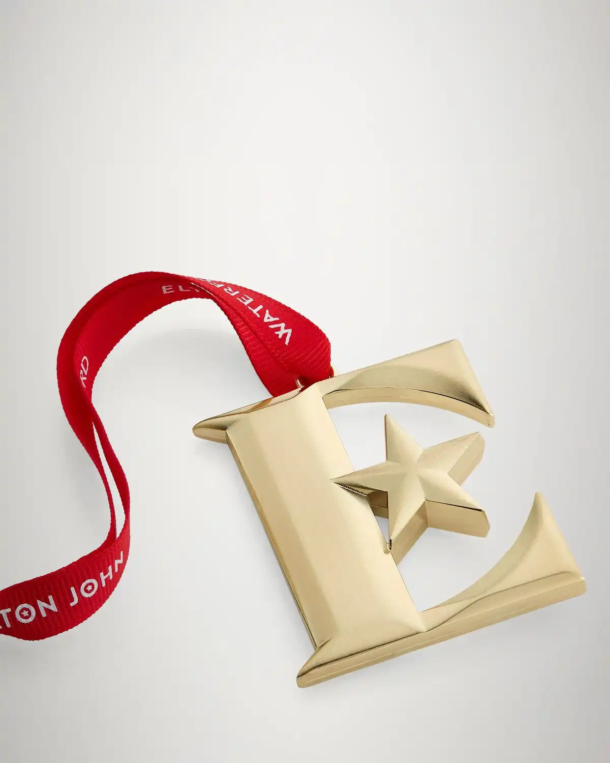Christmas Elton John E Icon Golden Ornament