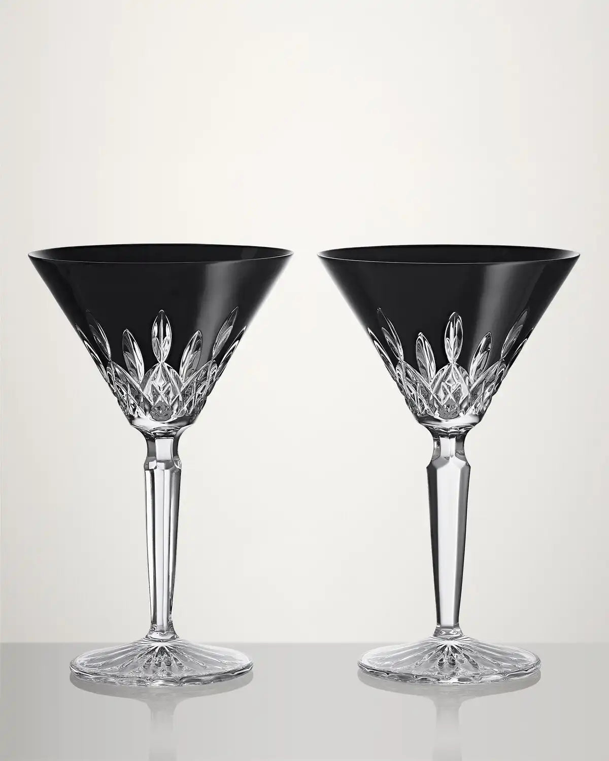 Lismore Black Martini, Set of 2