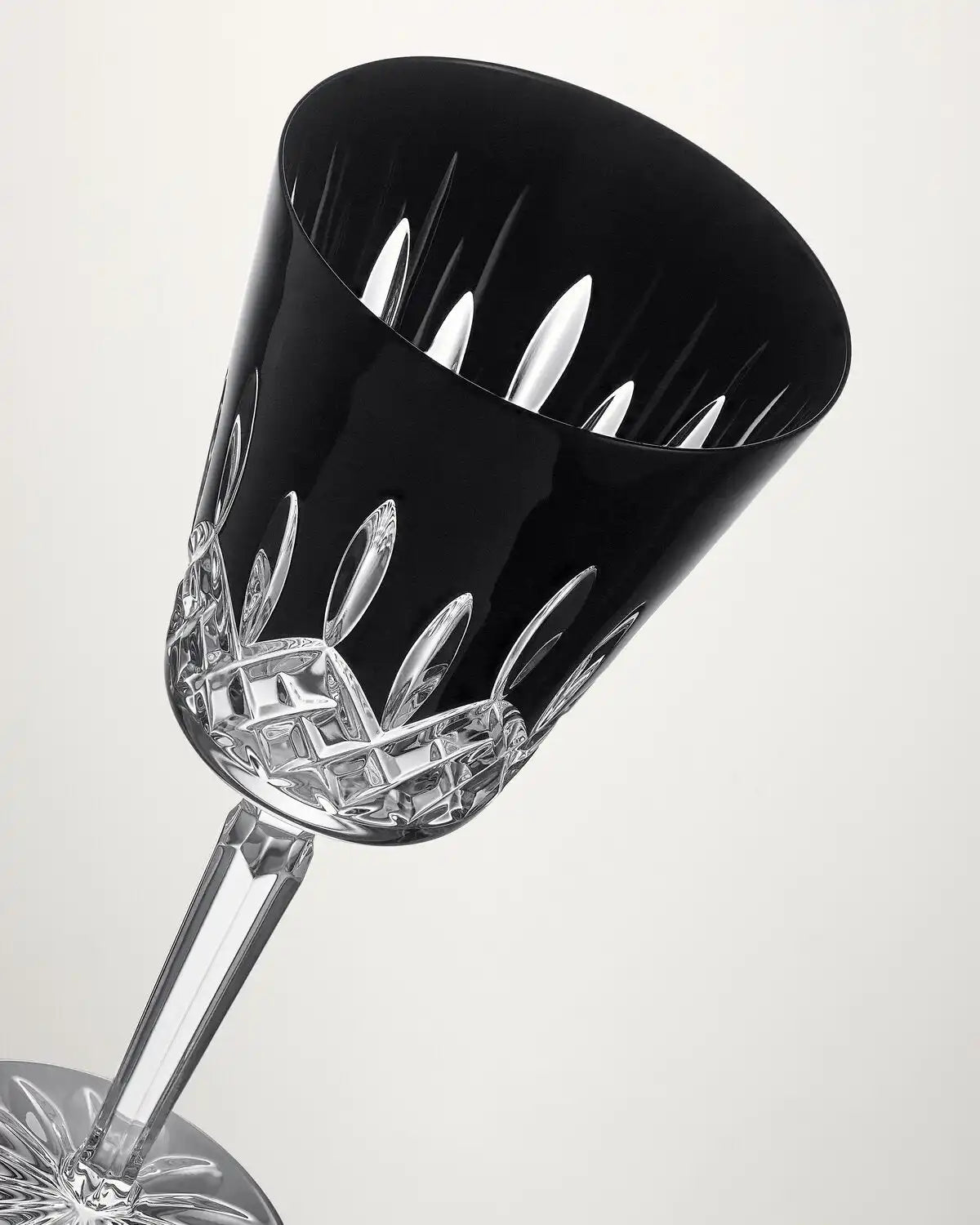 Lismore Black Large Goblet, Set of 2