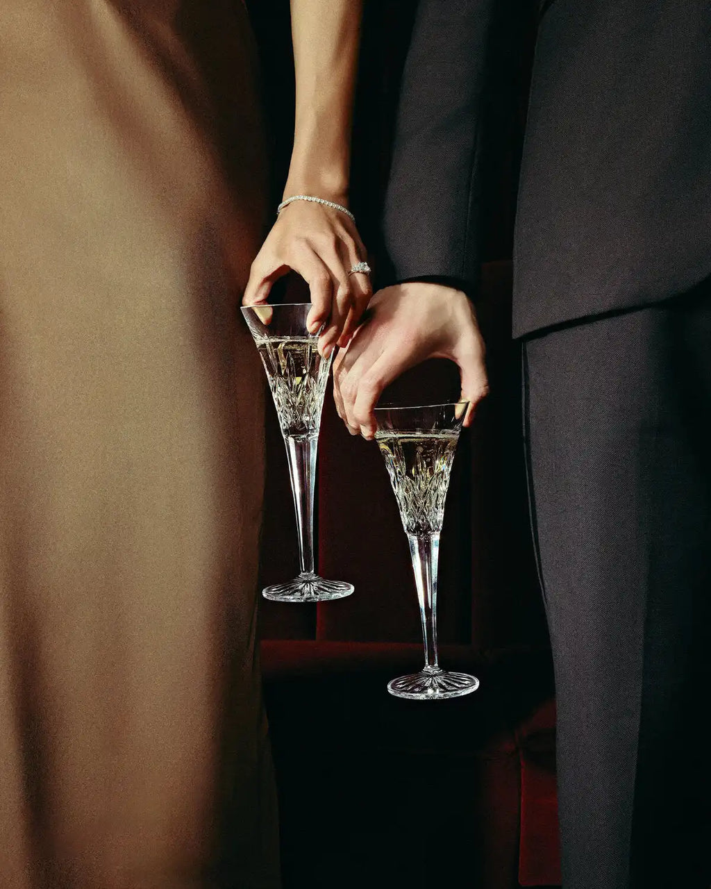 Lismore Toasting Flute Pair