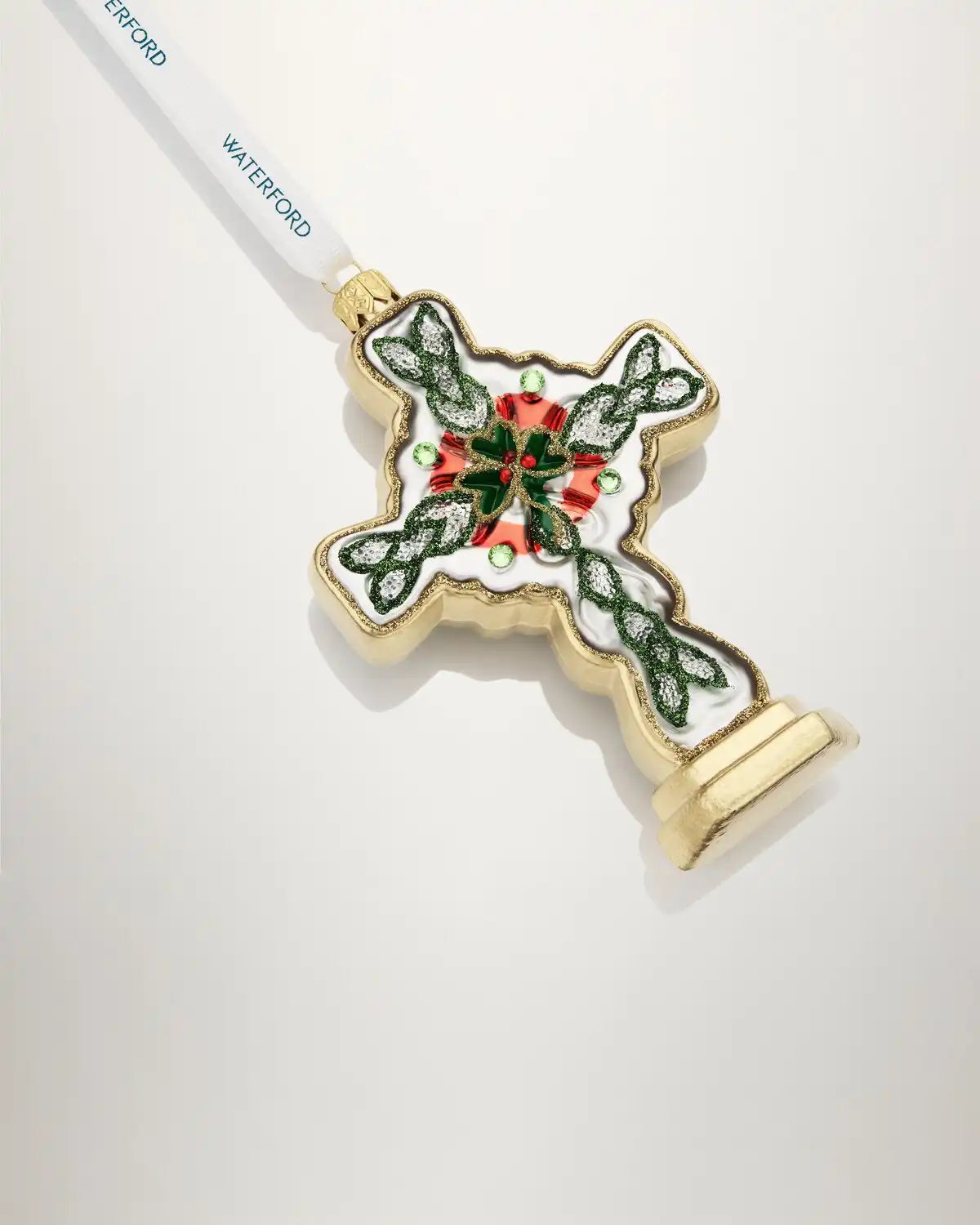 Christmas Holiday Heirlooms Standing Cross Ornament
