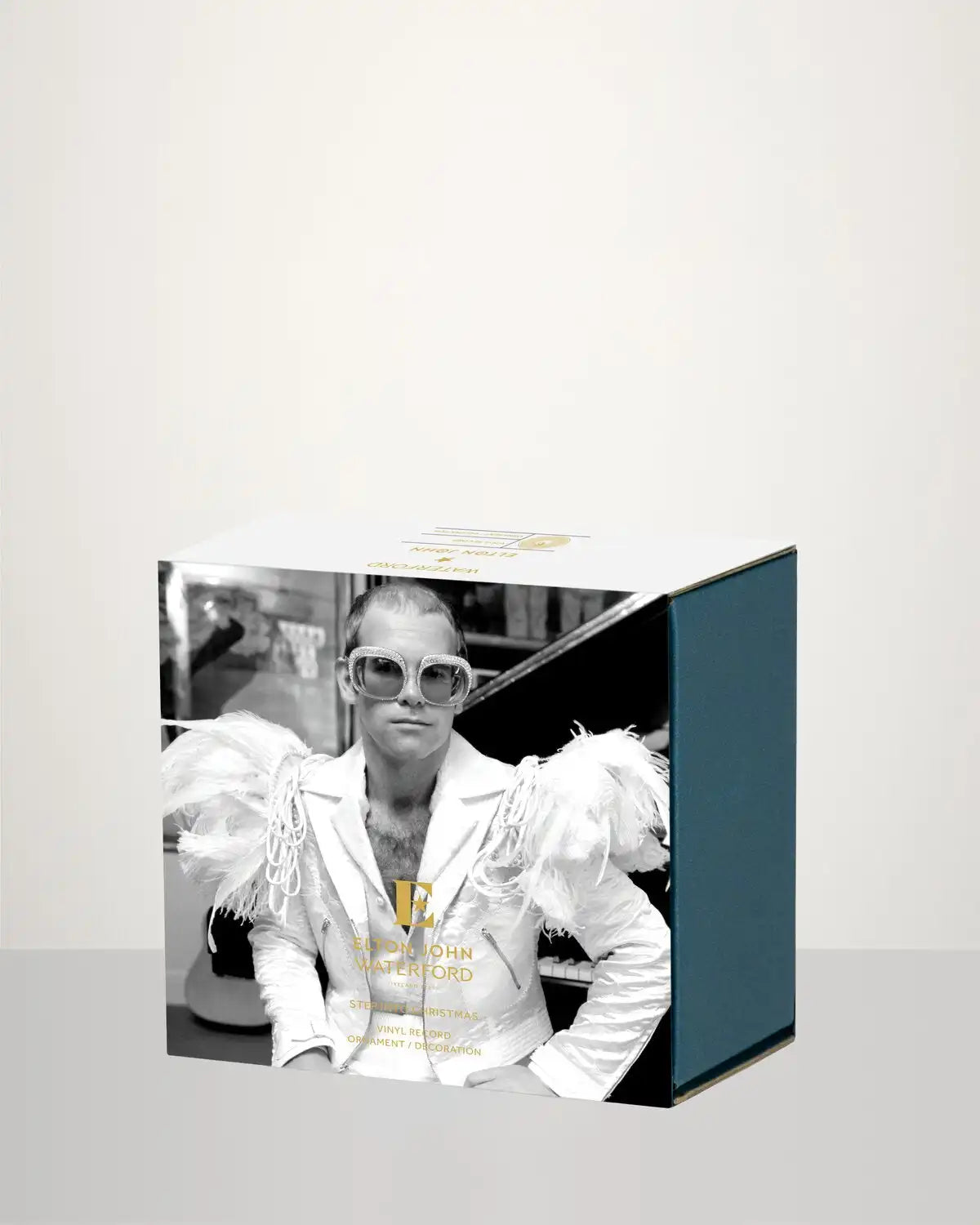 Christmas Elton John Vinyl Record Ornament