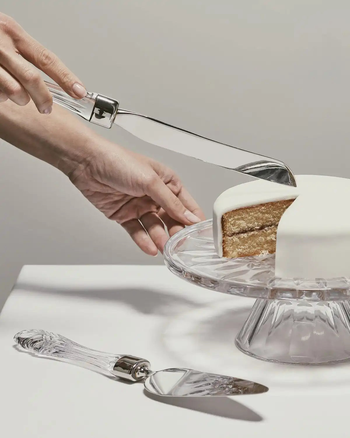 Wedding Stainless Cake Knife & Server