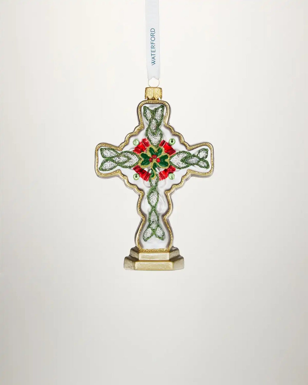 Christmas Holiday Heirlooms Standing Cross Ornament