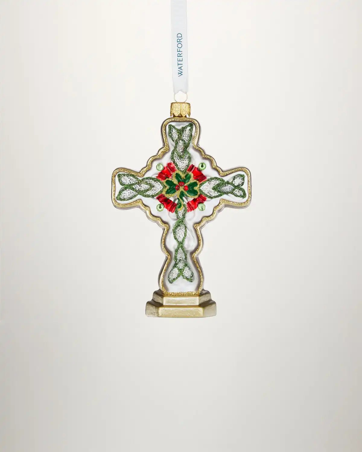 Christmas Holiday Heirlooms Standing Cross Ornament