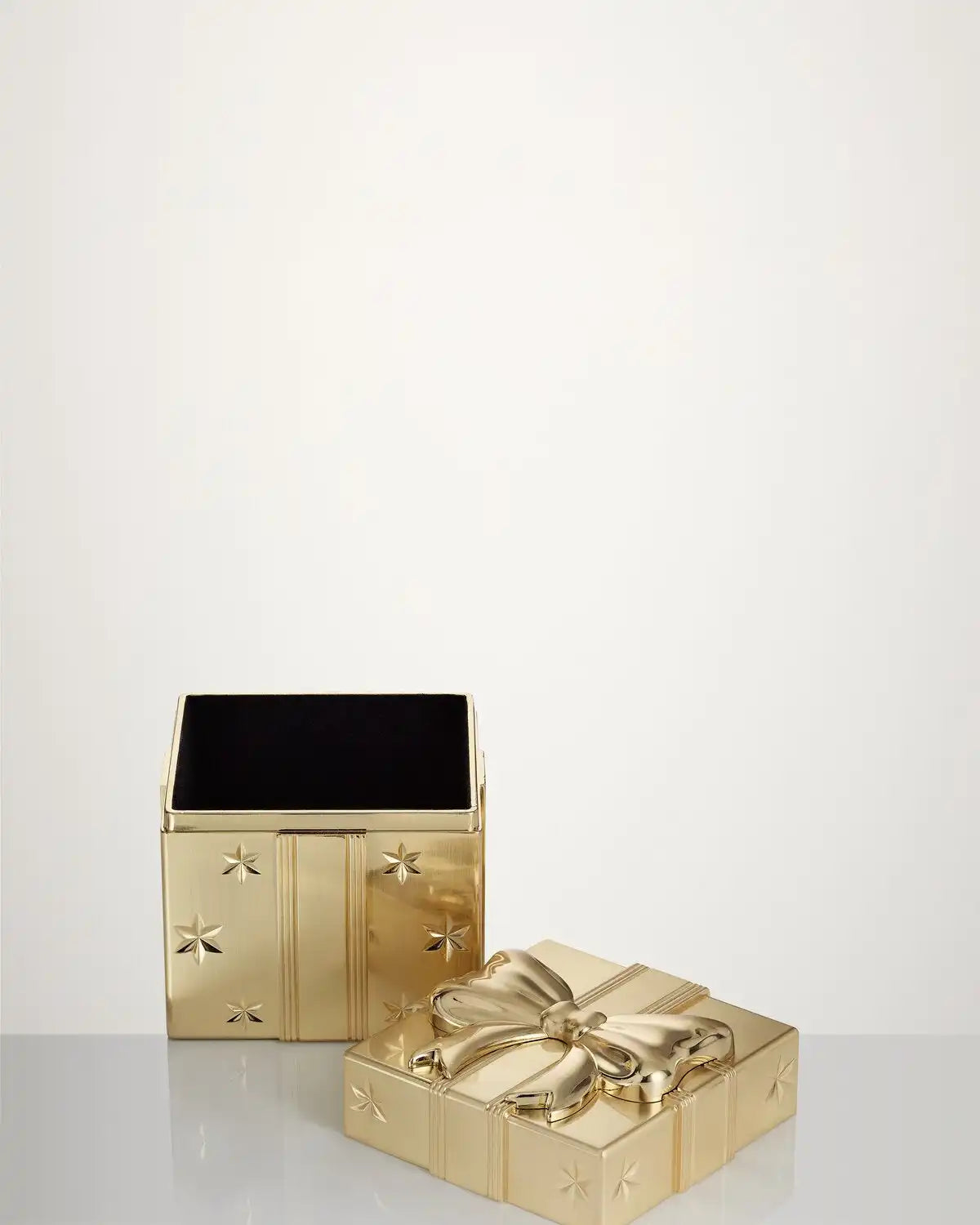 Christmas Present Box Golden Ornament