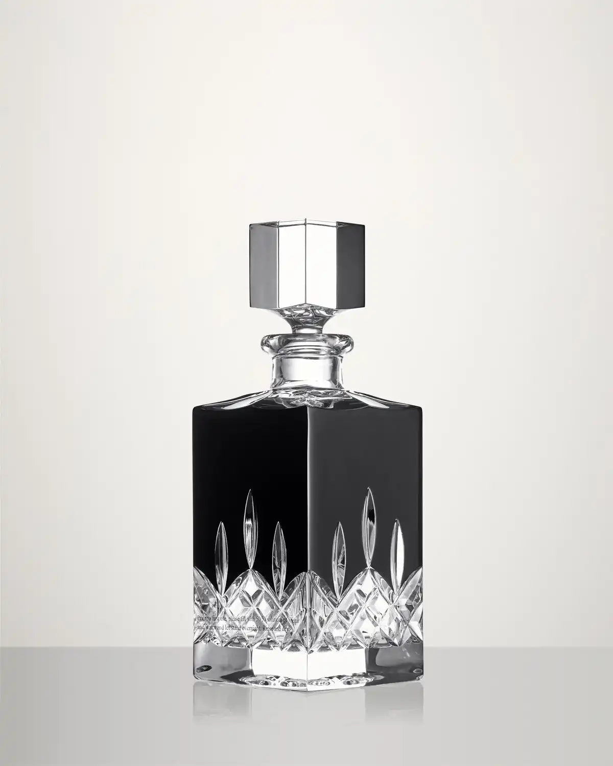 Lismore Black Square Decanter