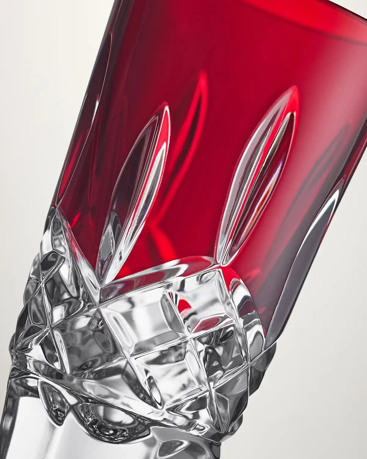 Lismore Red Shot Glass, Set of 4