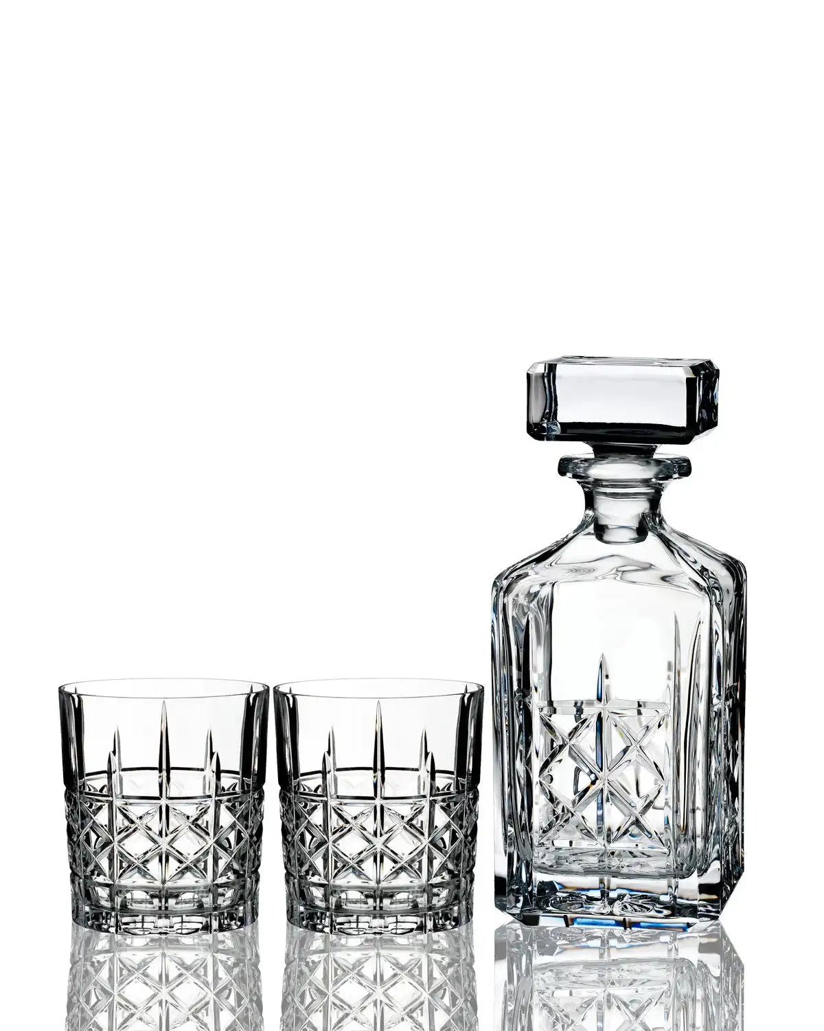 Marquis Brady Double Old Fashioned, Set of 2 with Decanter
