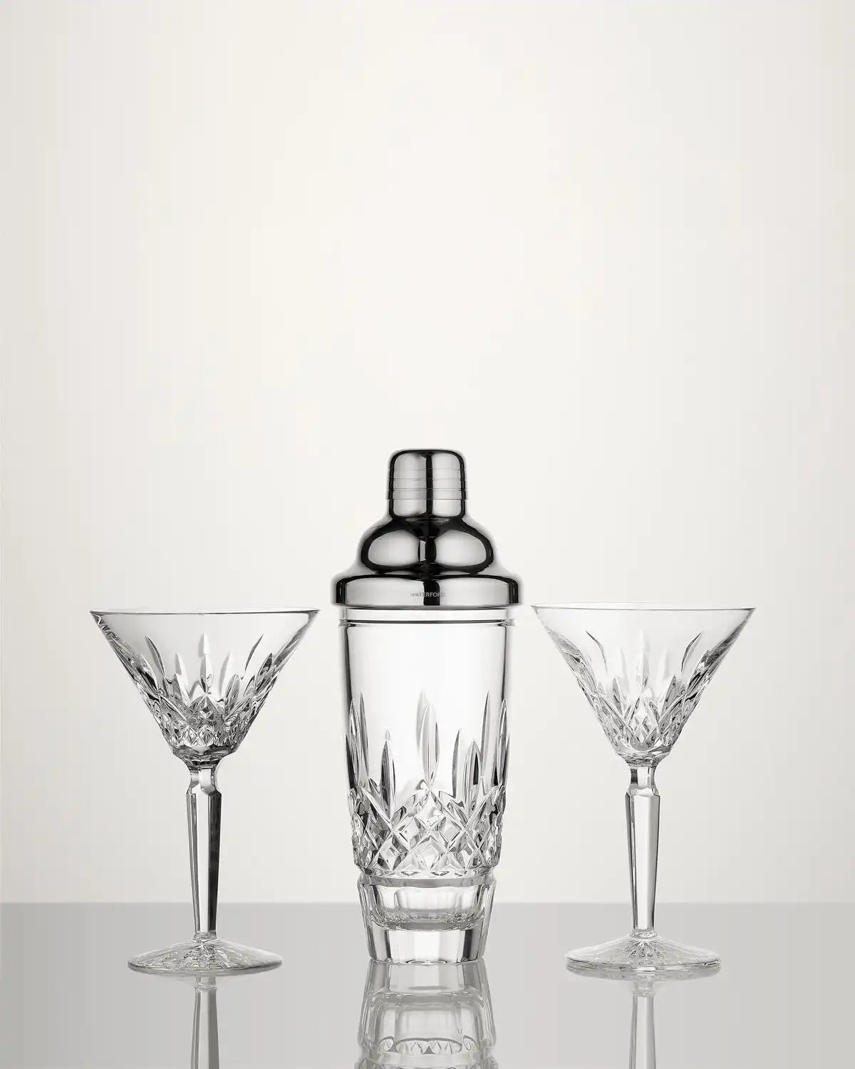 Lismore Cocktail Shaker & Martini, Set of 3