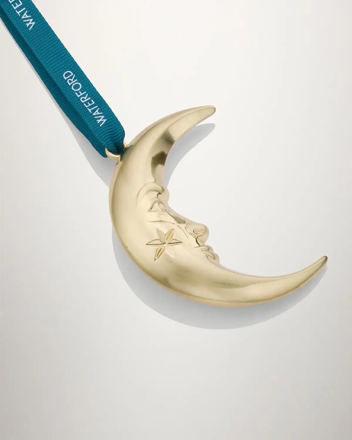 Christmas Moon Golden Ornament