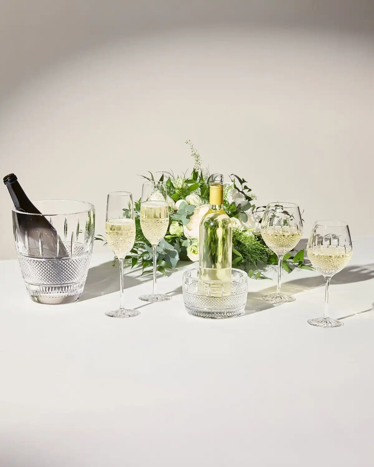 Irish Lace White Wine, Set of 2