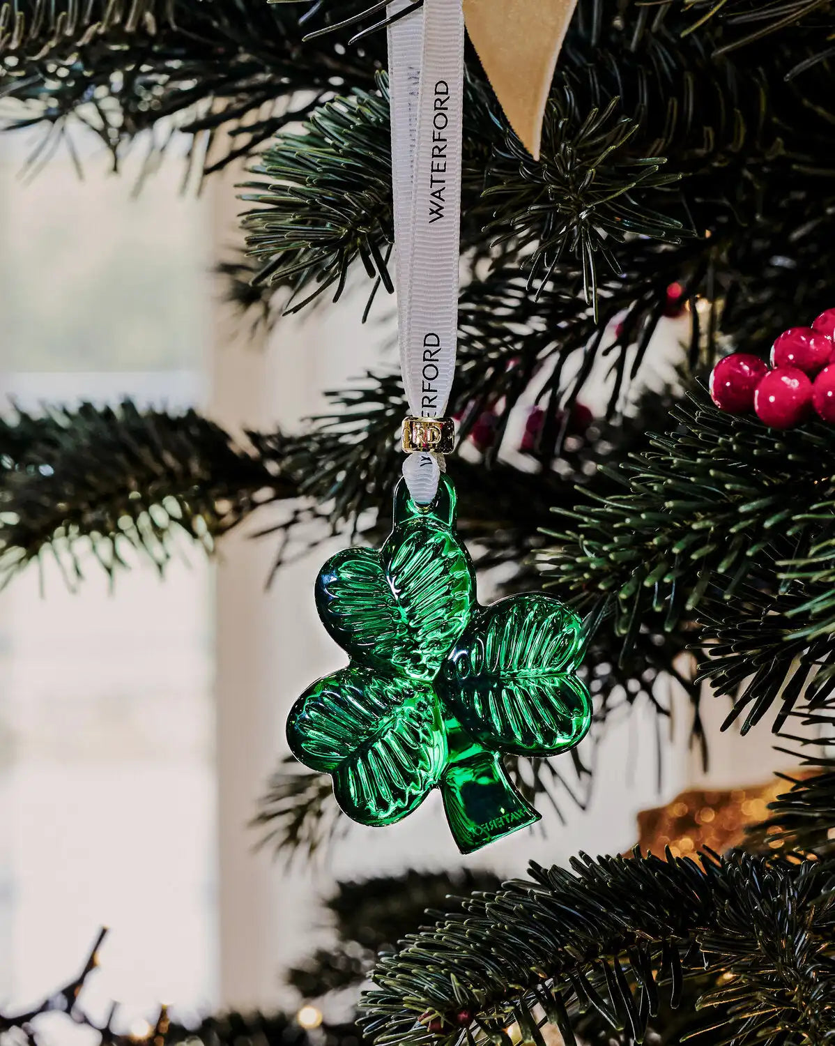 Christmas Mini Shamrock Green Ornament