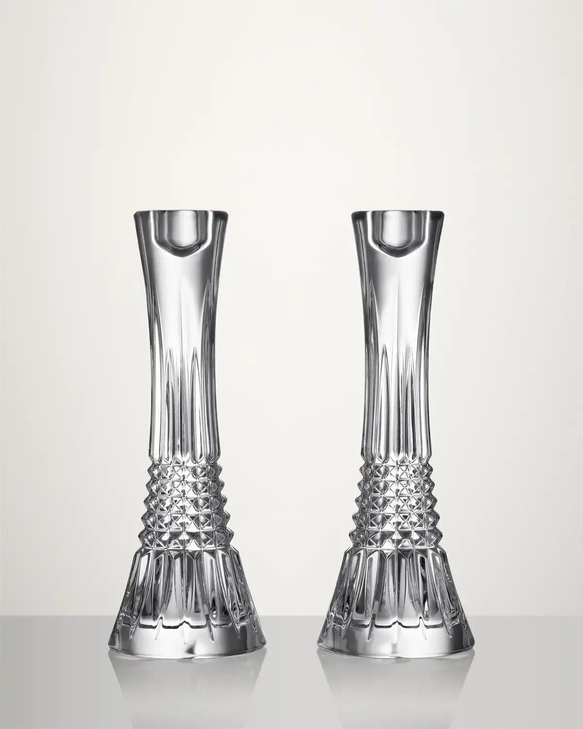 Lismore Diamond Candlestick, Set of 2