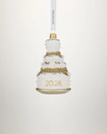 Christmas Holiday Heirlooms Wedding Cake Ornament