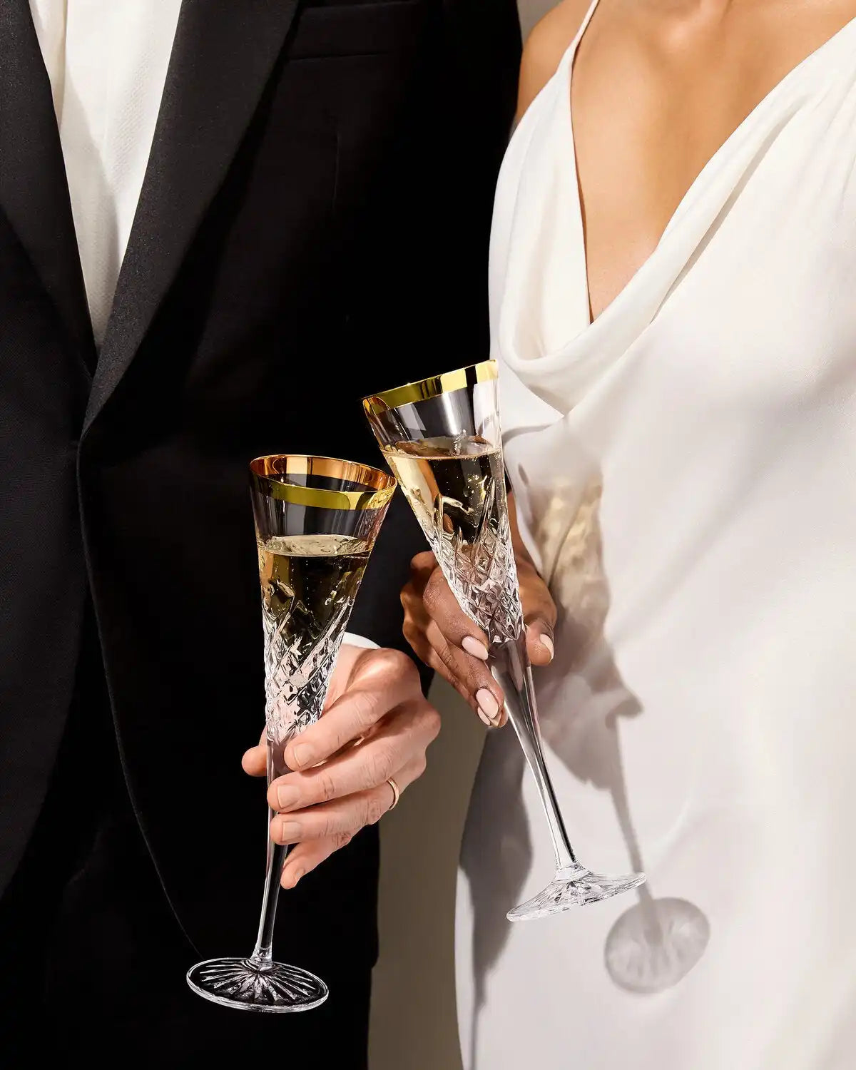 Celebrations Gilded Toasting Flute, Set of 2