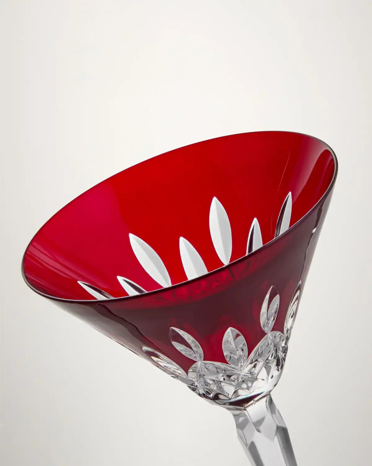 Lismore Red Martini, Set of 2