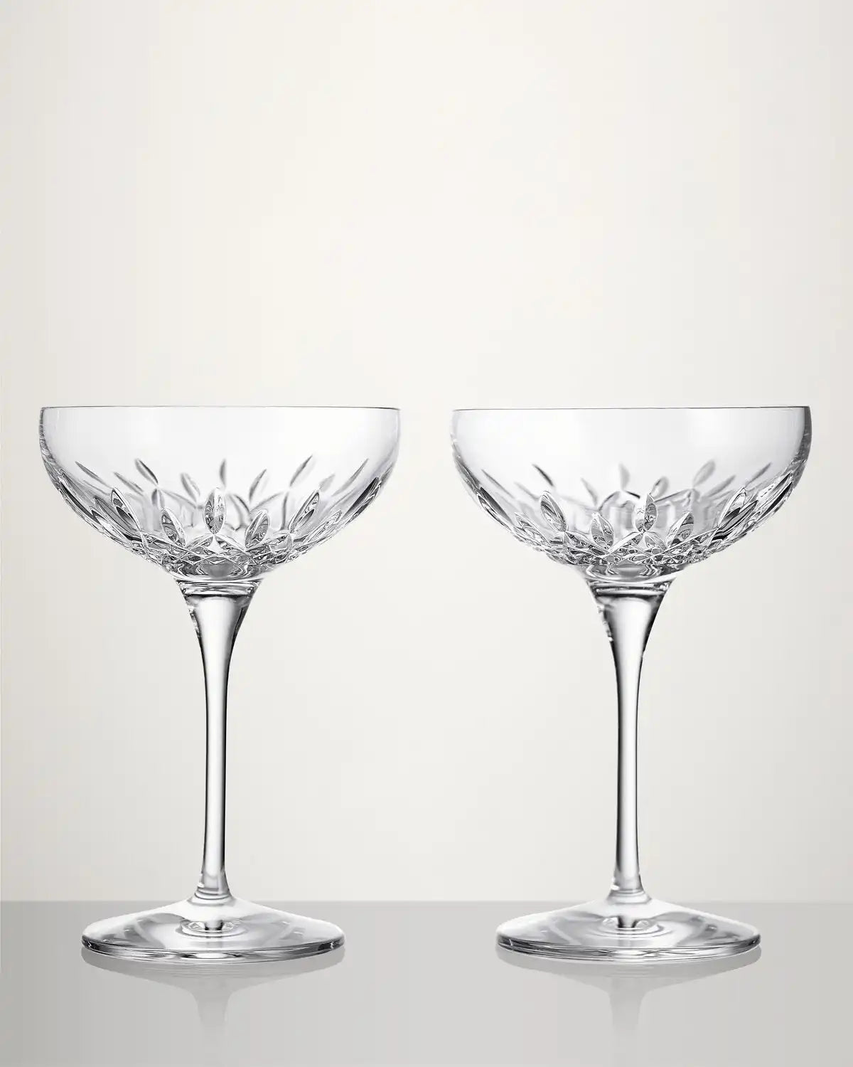 Lismore Essence Champagne Saucer, Set of 2