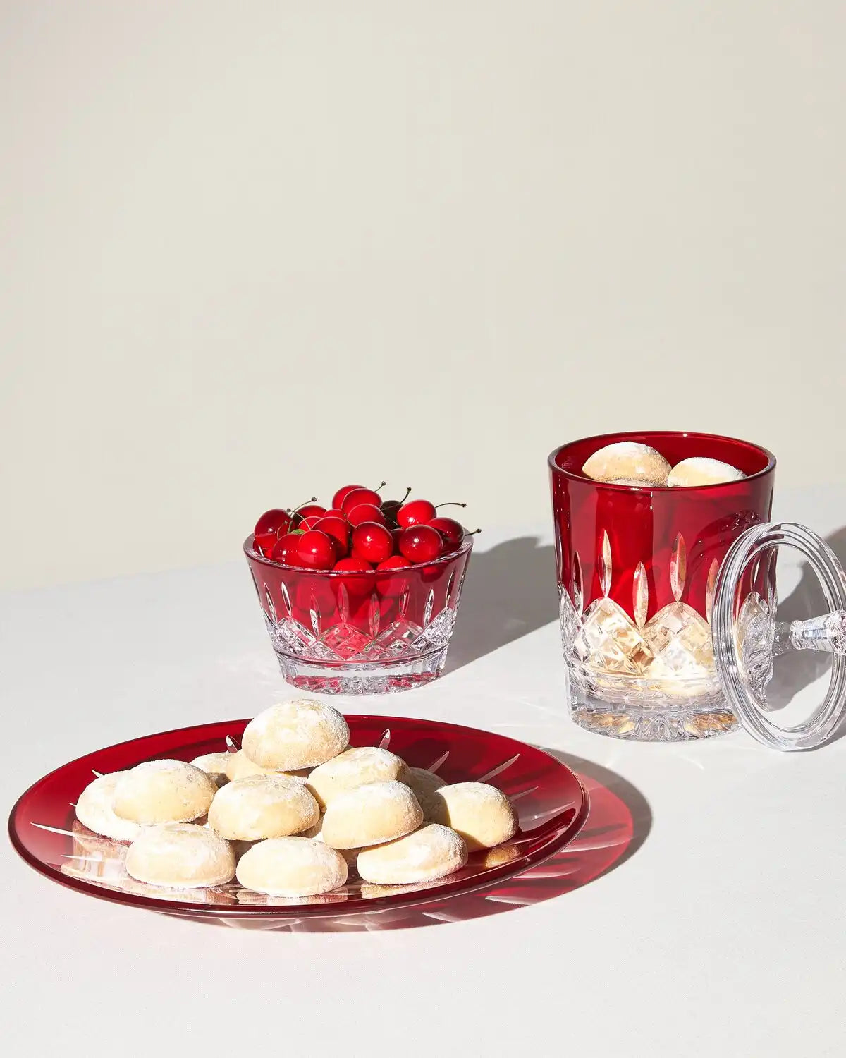 Lismore Red Decorative Plate
