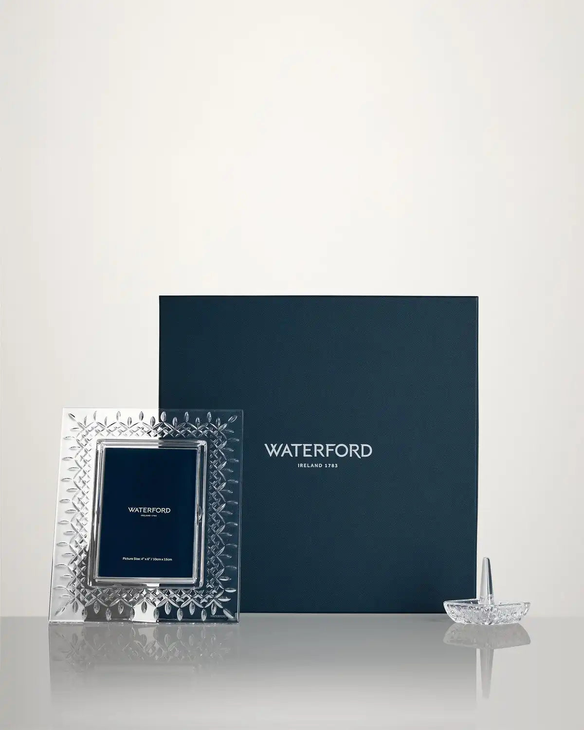 Lismore Picture Frame 4x6 & Ring Holder