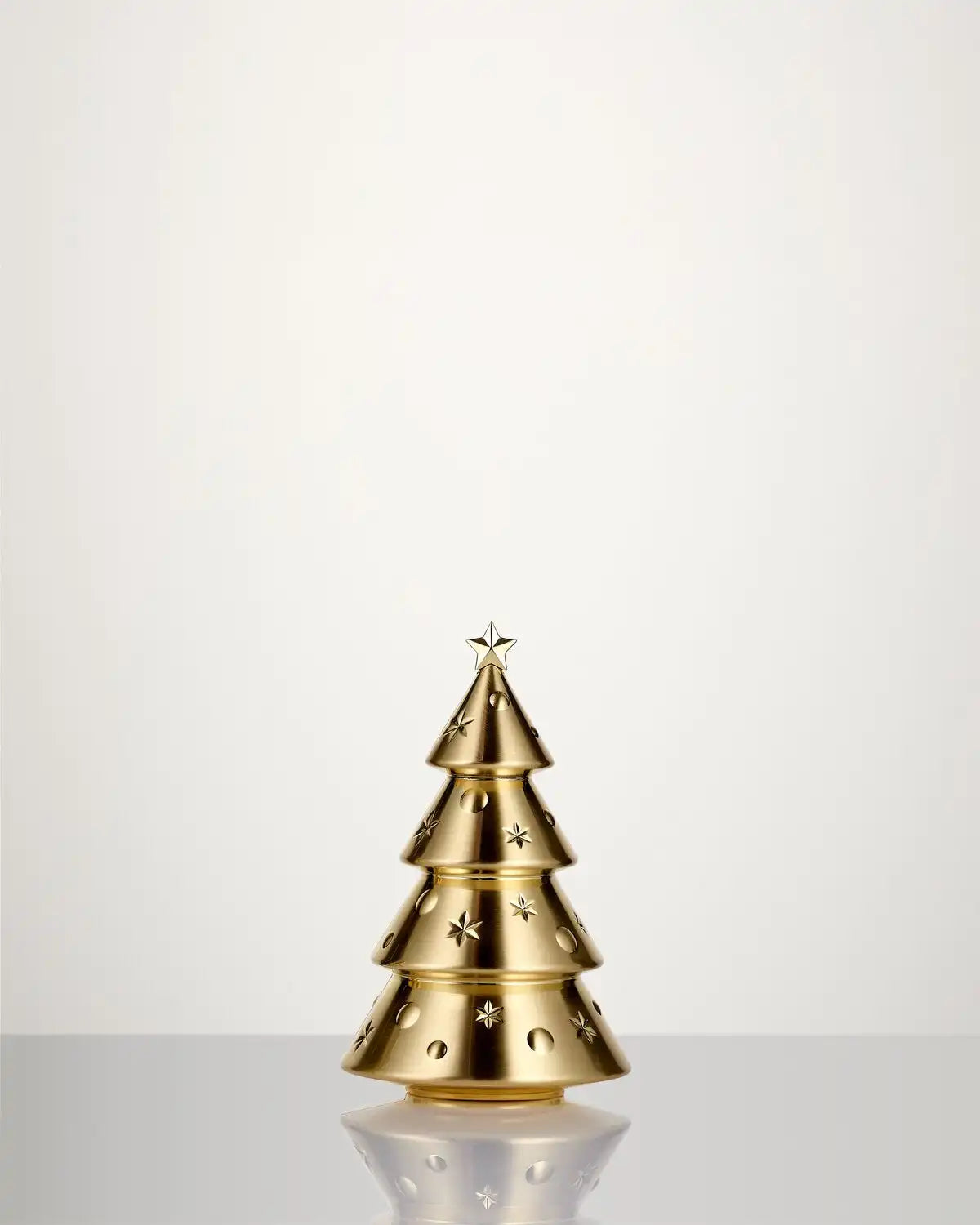 Christmas Standing Tree Golden Medium