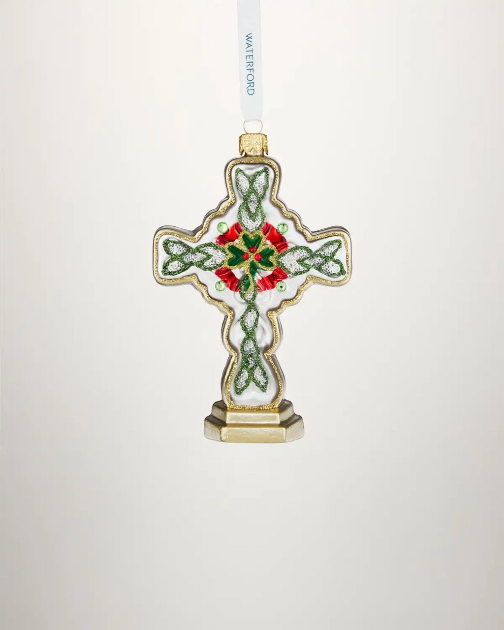 Christmas Holiday Heirlooms Standing Cross Ornament