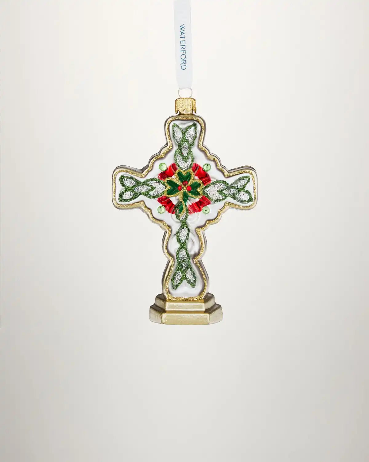 Christmas Holiday Heirlooms Standing Cross Ornament