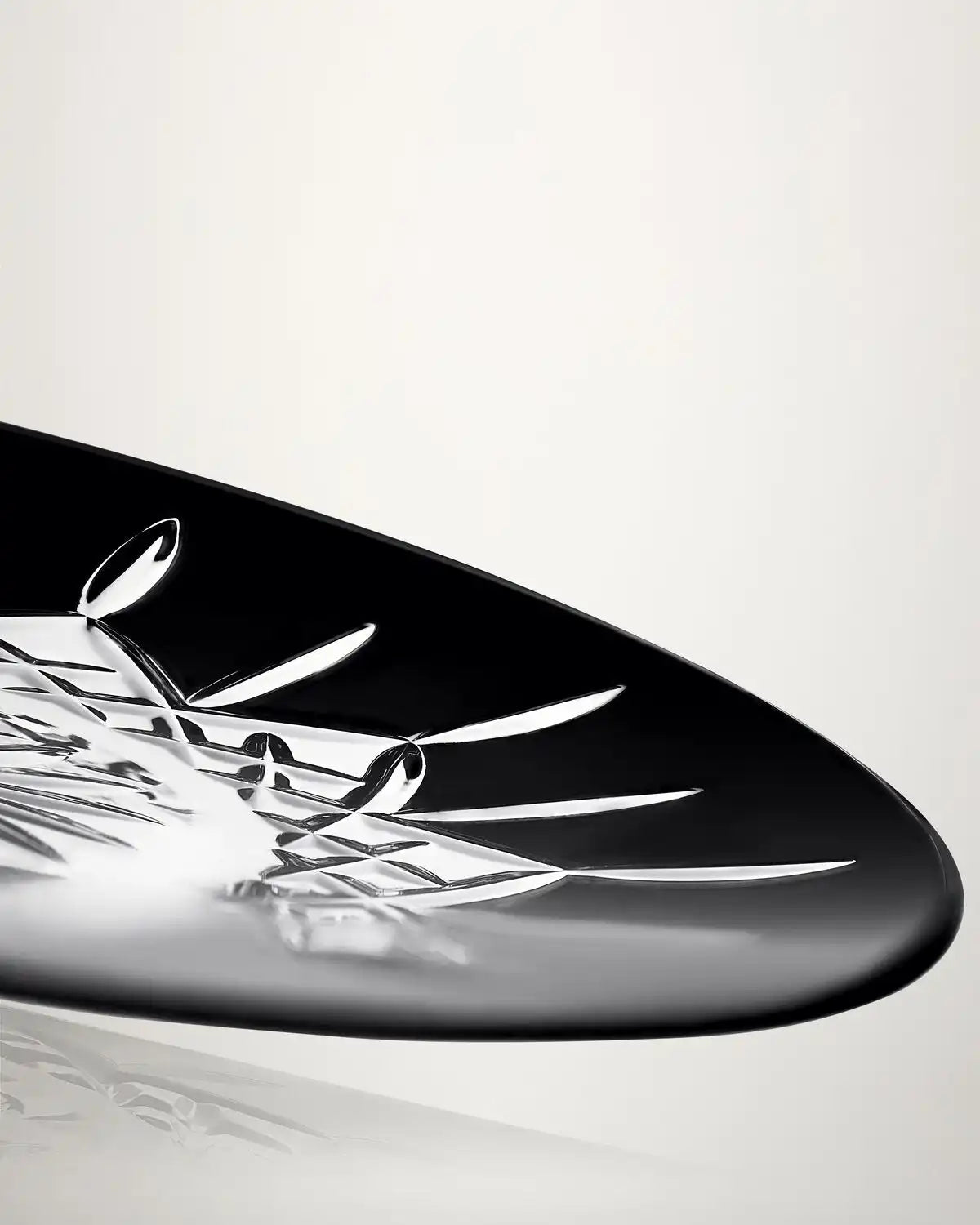 Lismore Black Decorative Plate