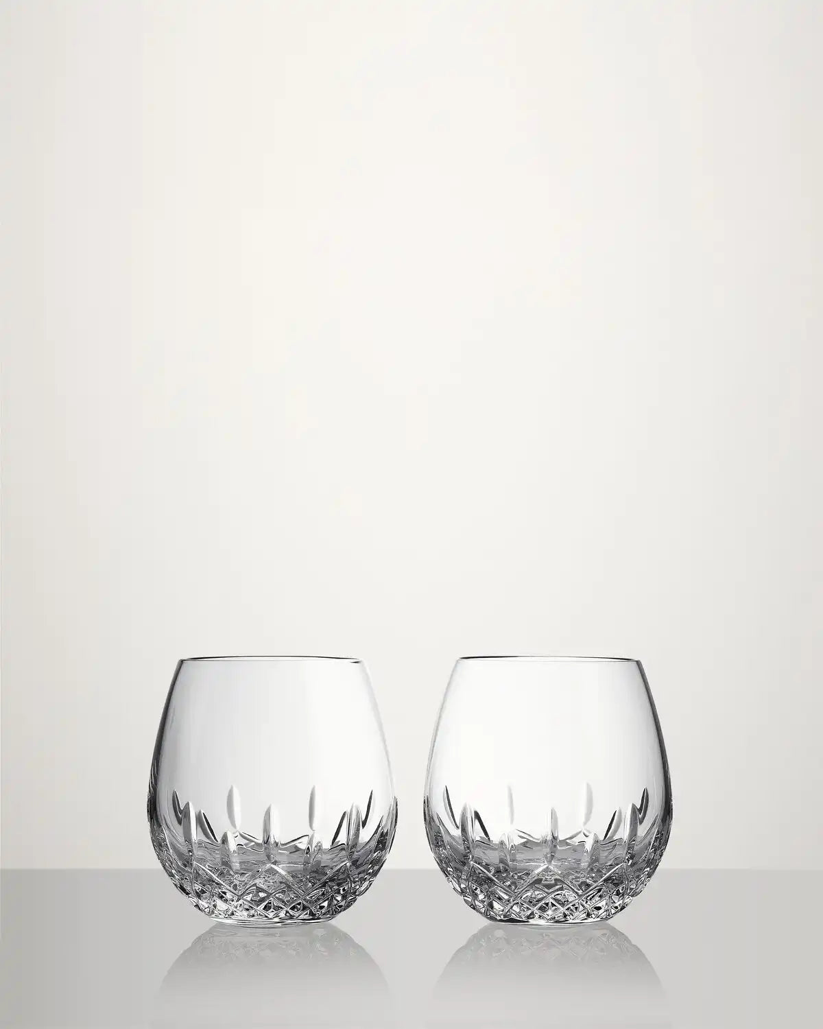 Lismore Essence Stemless Light Red Wine, Set of 2
