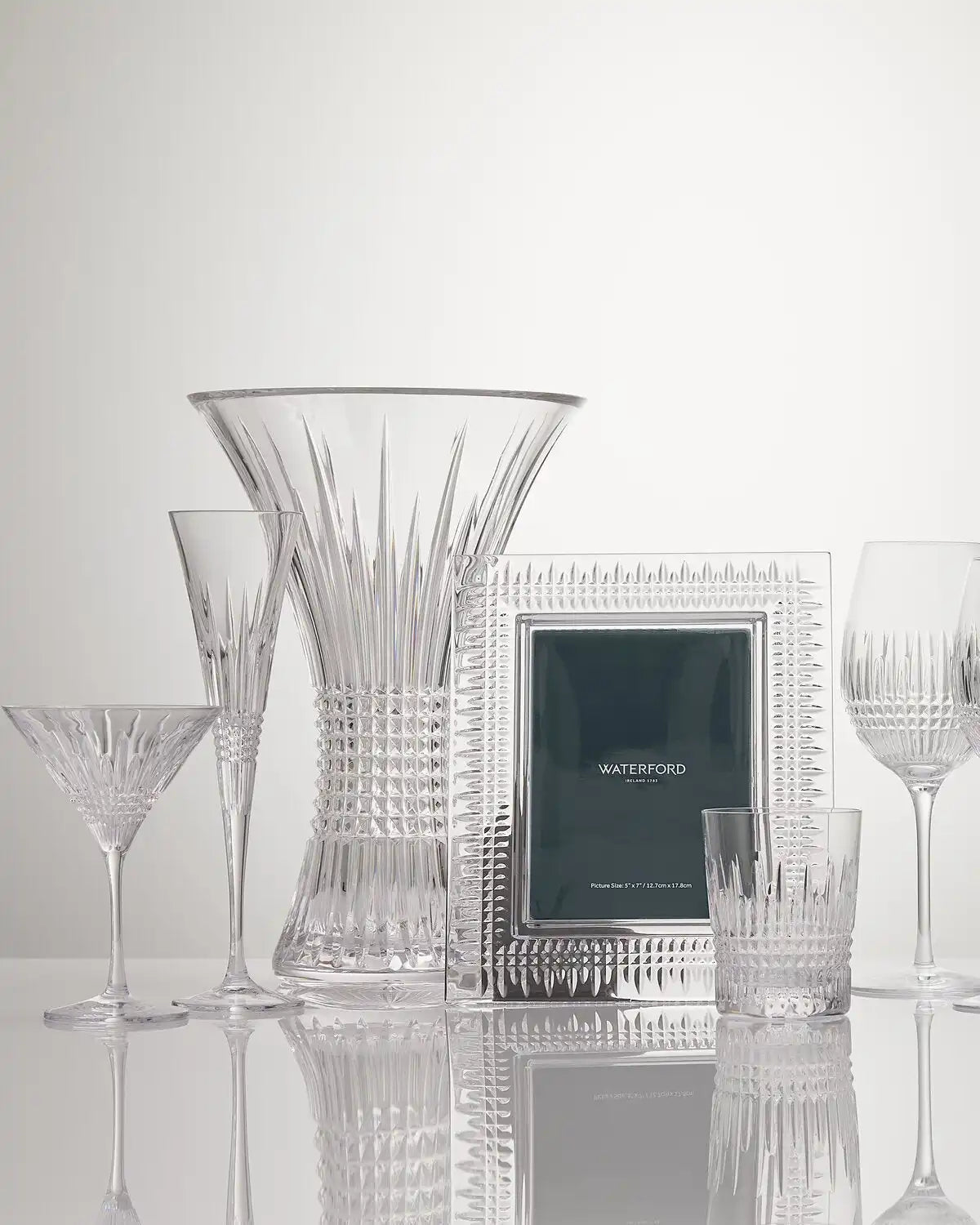 Lismore Diamond Toasting Flutes, Set of 2