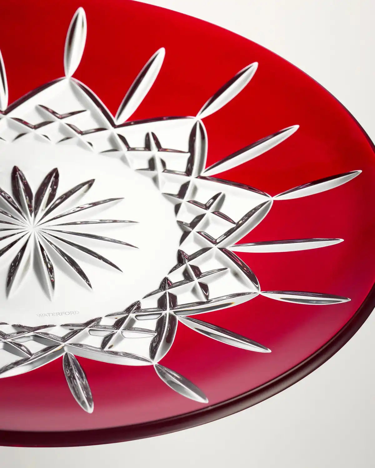 Lismore Red Decorative Plate