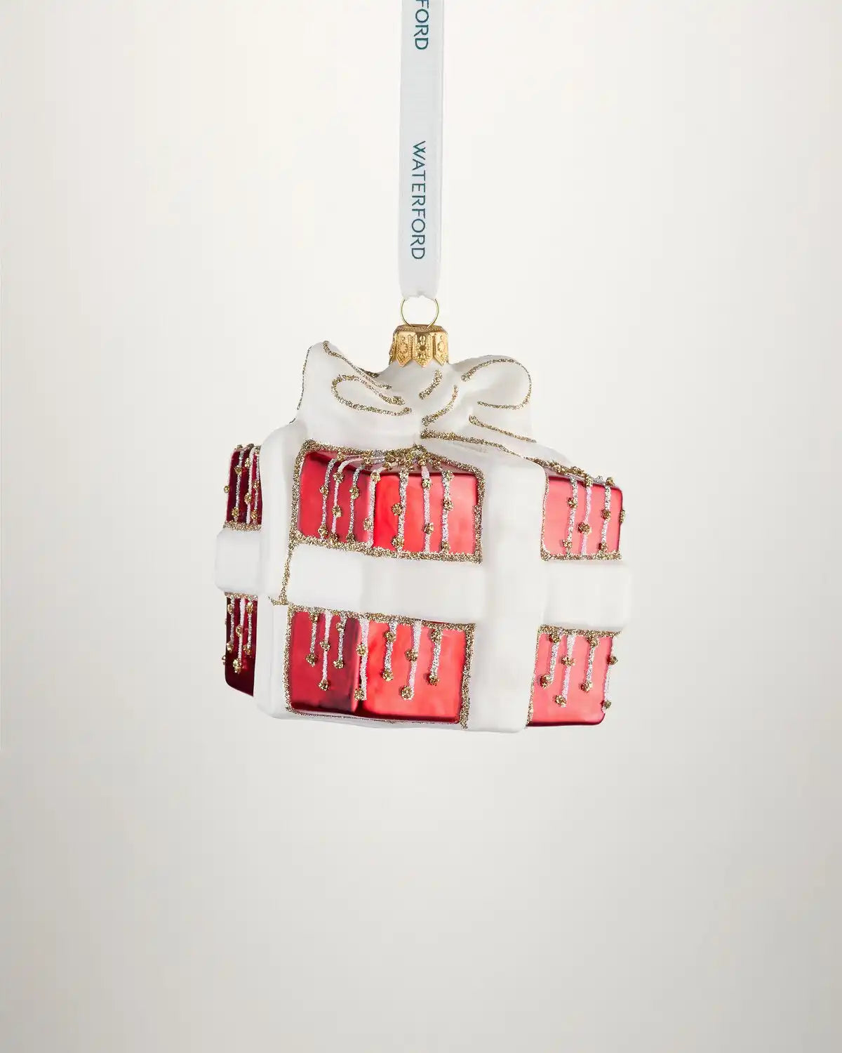 Christmas Holiday Heirlooms Red Present Ornament