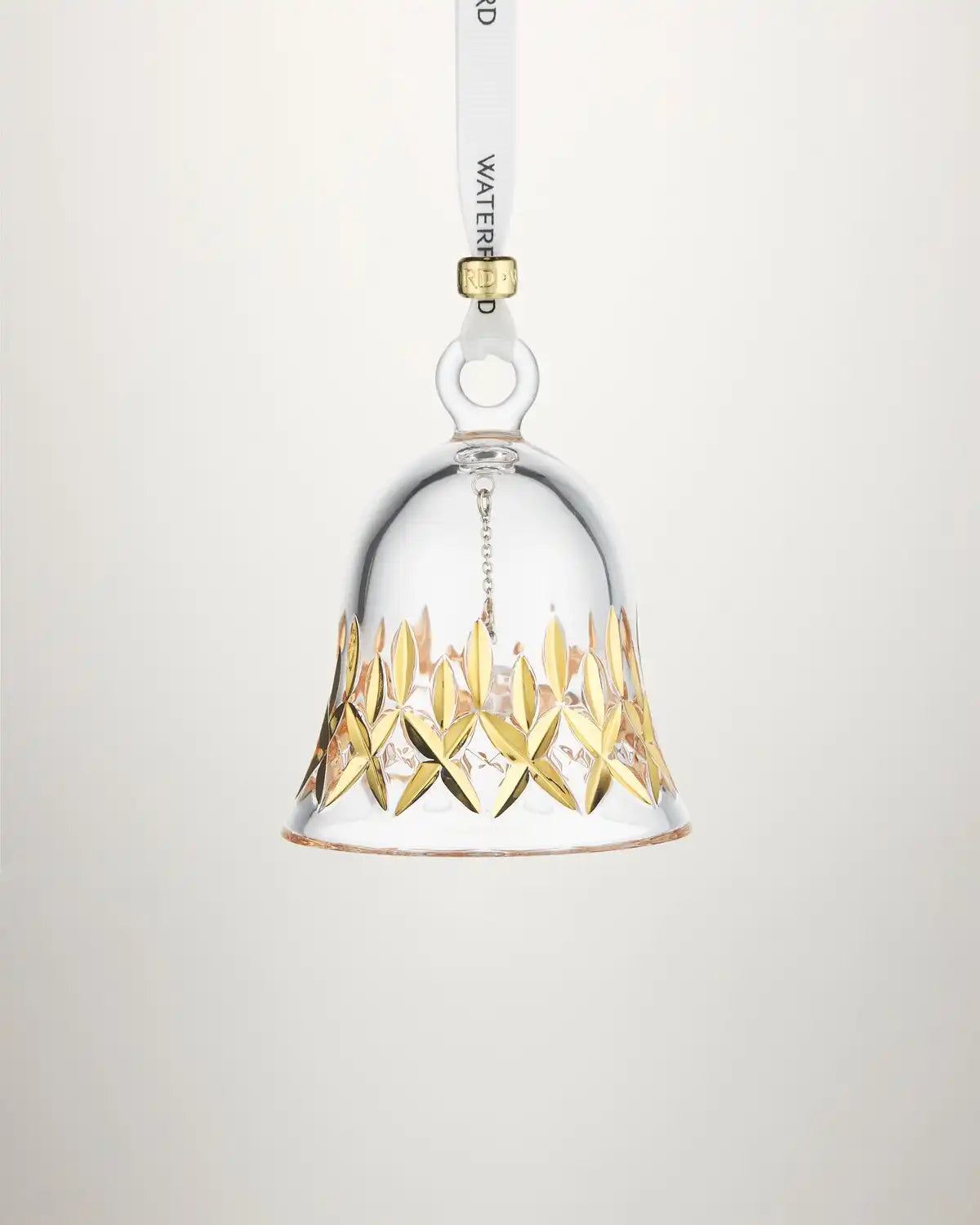 Christmas Lismore Bell Ornament Gilded