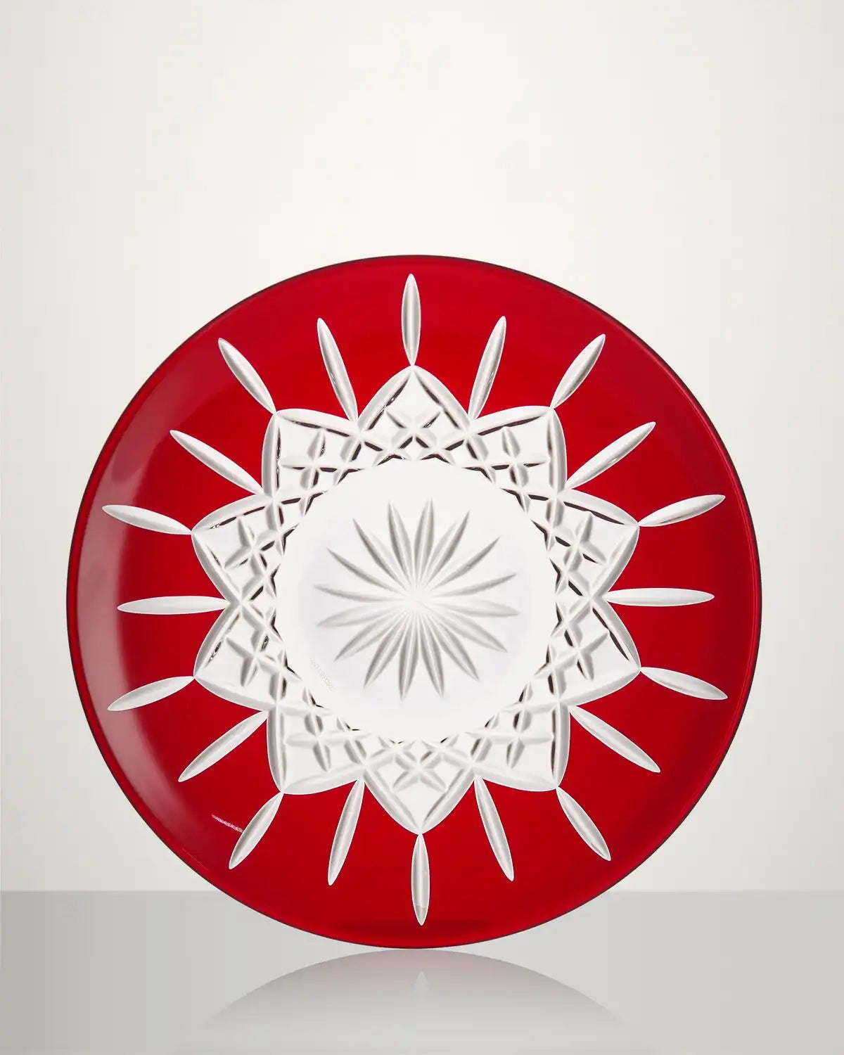 Lismore Red Decorative Plate