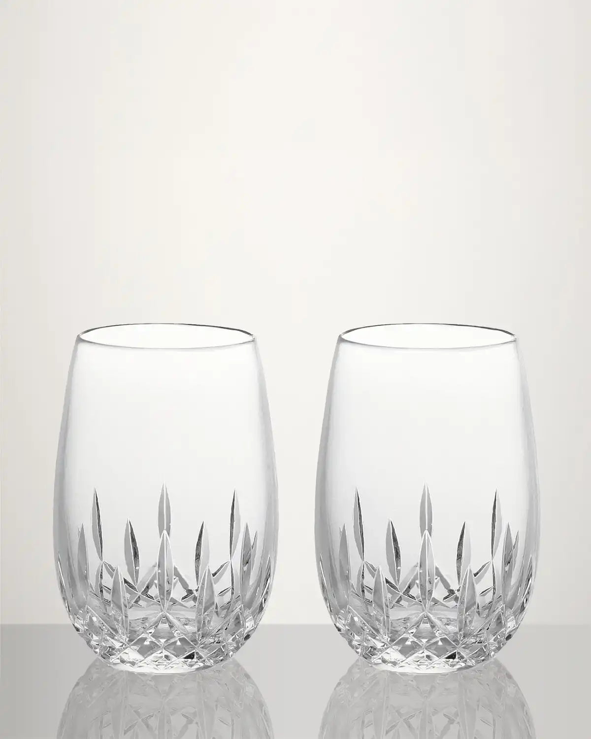 Lismore Essence Stemless White Wine, Set of 2