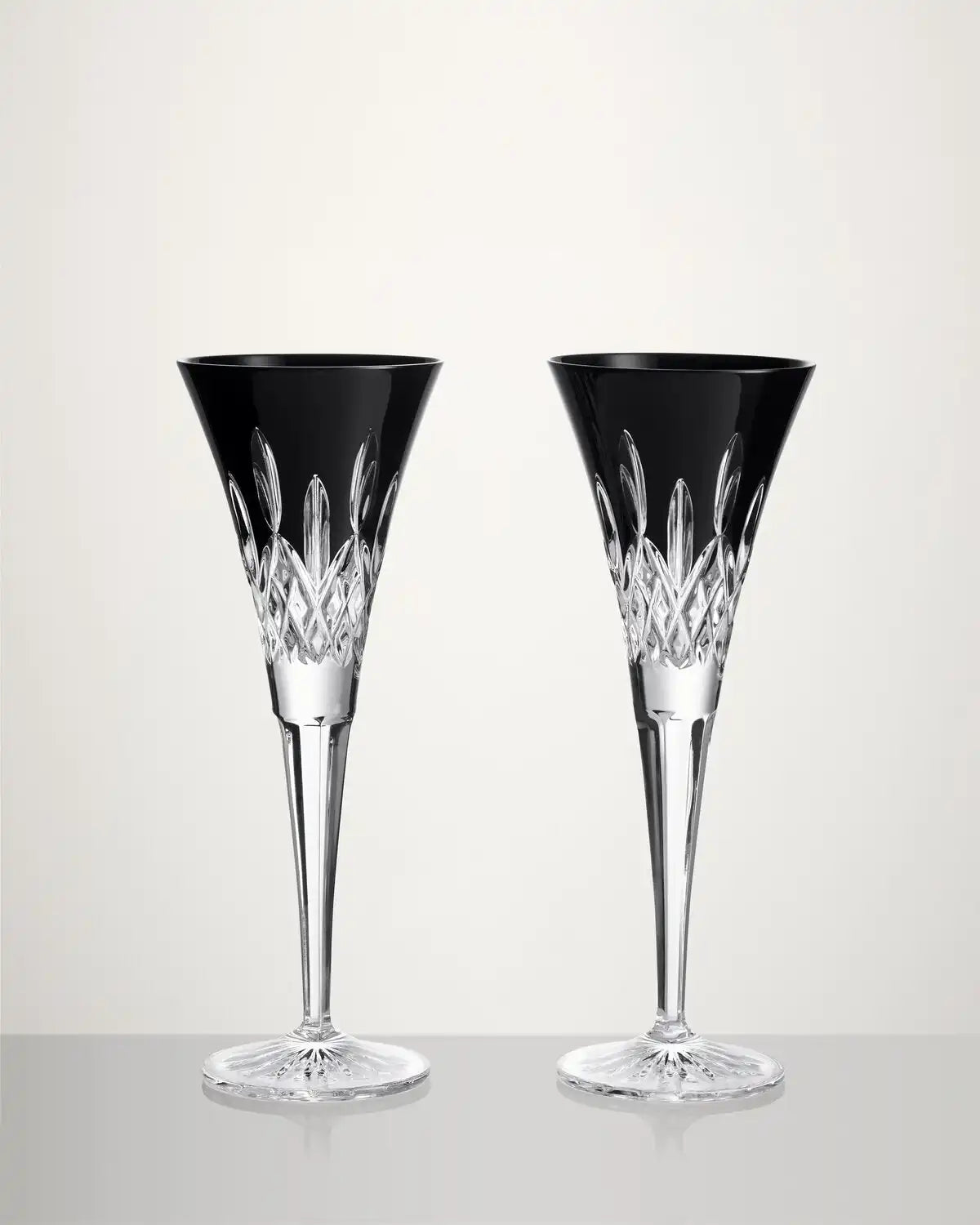 Lismore Black Flute, Set of 2