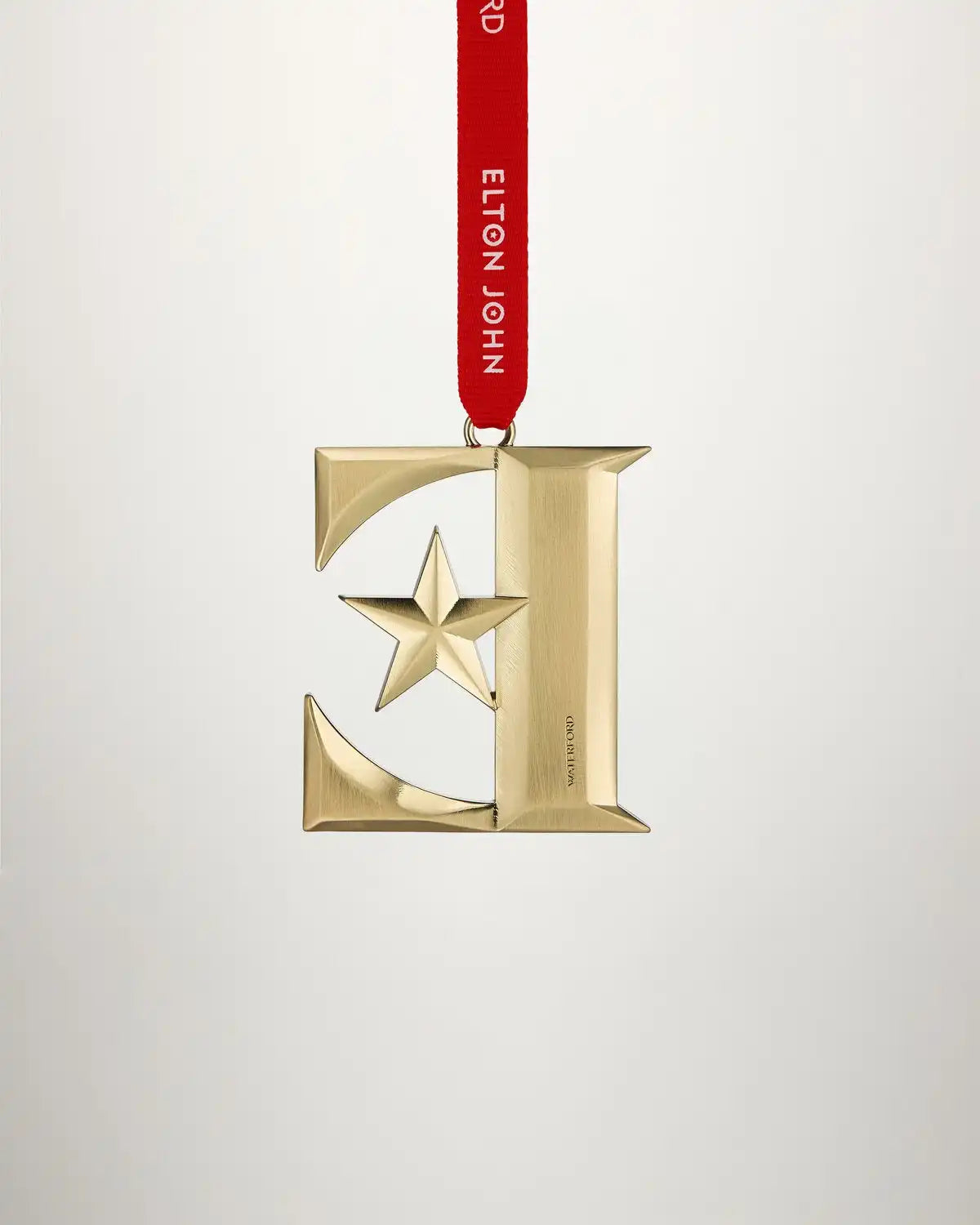 Christmas Elton John E Icon Golden Ornament